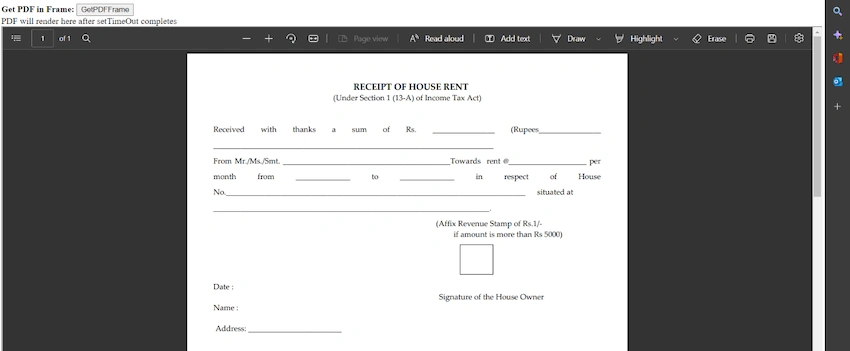 Convert byte array into PDF and Open it inside Custom Dialog box in Angular