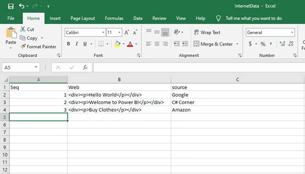 Convert Data From HTML To Plain Text In Power BI