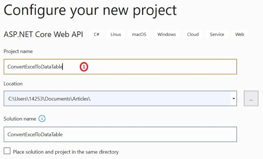 Configure project