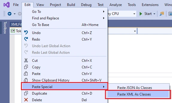 Convert XML into Classes