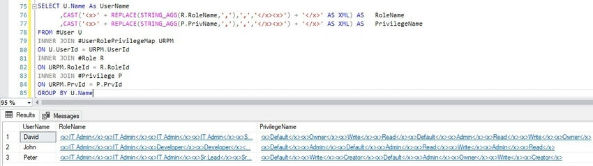 XML format