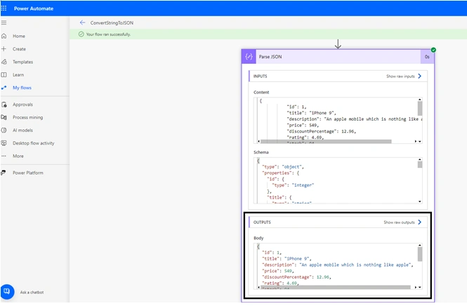 JSON Parse