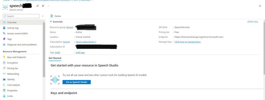 Speech Service