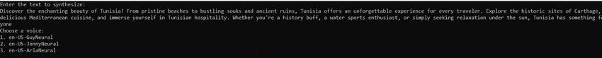  Tunisia offers