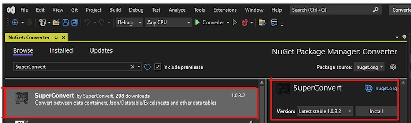 Converting between json and CSV in C#