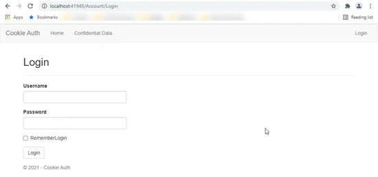 Cookie Authentication In ASP.NET Core