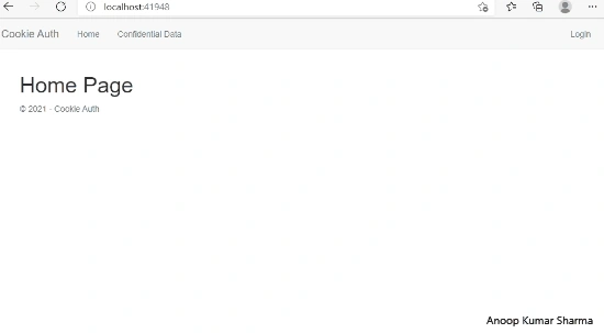 Cookie Authentication In ASP.NET Core