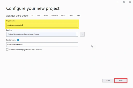 Cookie Authentication In ASP.NET Core