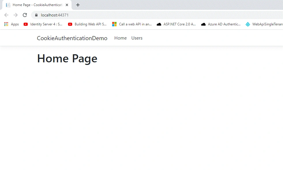 Cookie Authentication In .NET Core 3.0