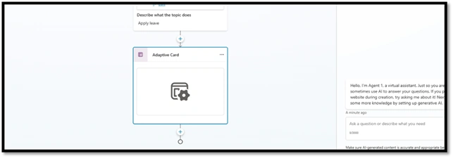 Adaptive card