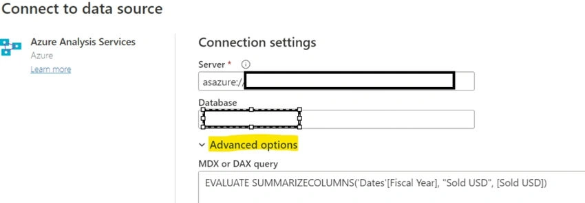 Connect data source