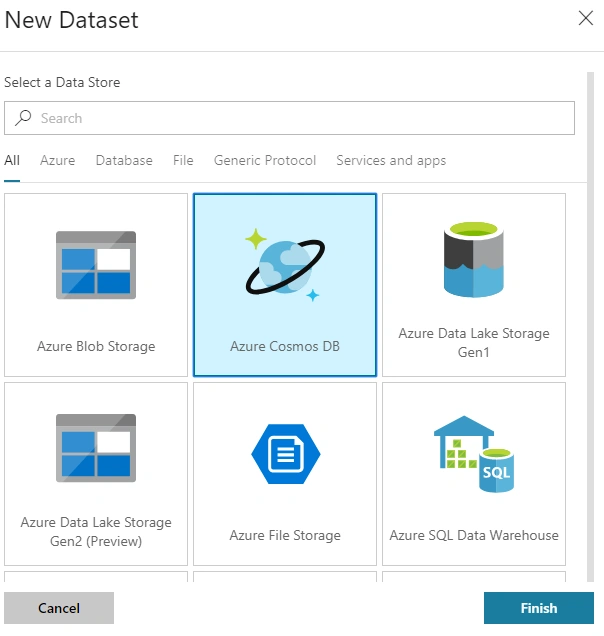 Copy Data From Blob Storage To Cosmos DB Using Azure Data Factory