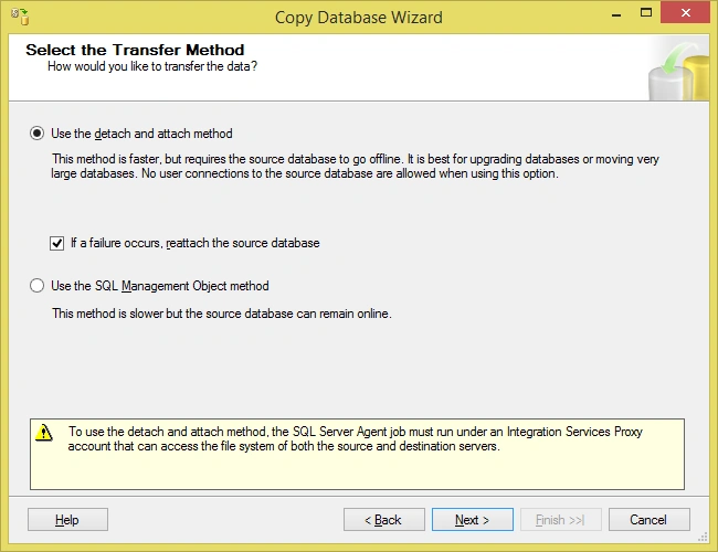 copy database