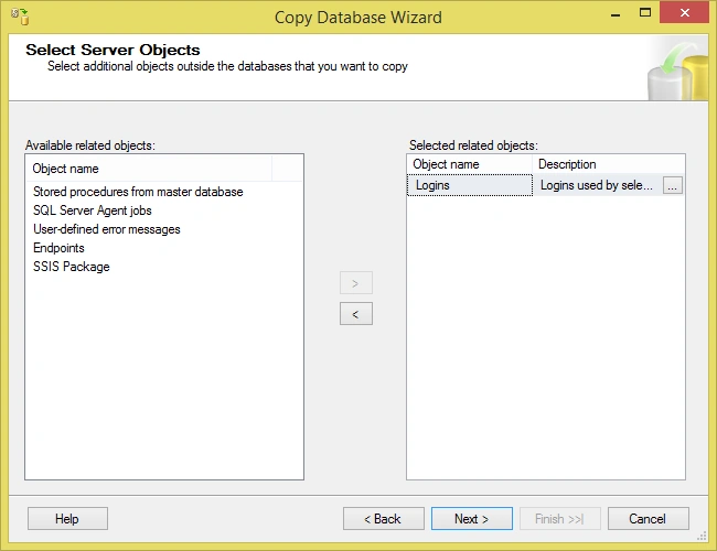 copy database