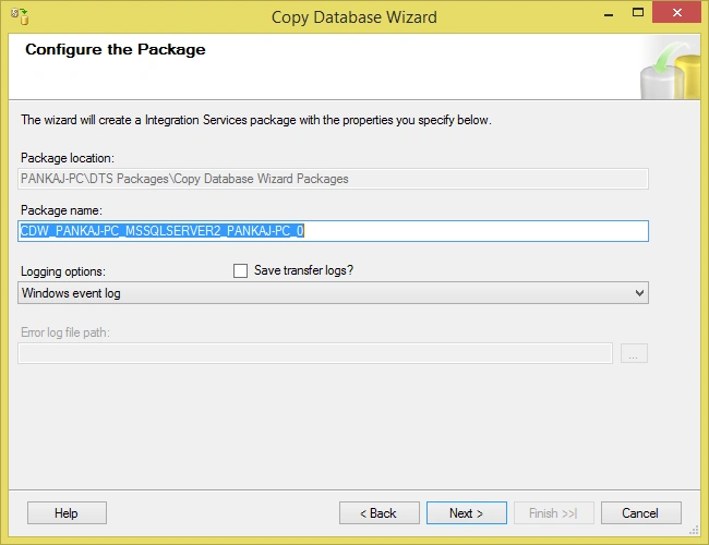 configure