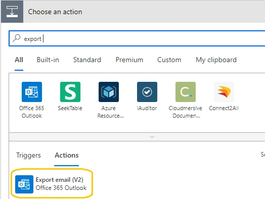 Copy Email From Office 365 To SharePoint Library