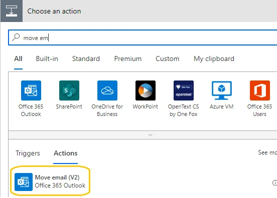 Copy Email From Office 365 To SharePoint Library