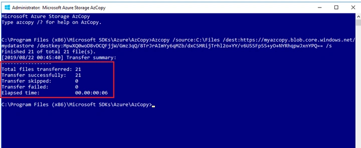Copy Our On-Premises Data To Azure Storage Using AZCopy
