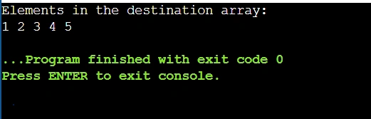 Copied array in Java