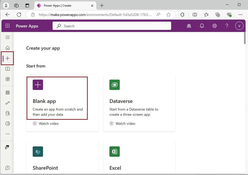  Canvas app