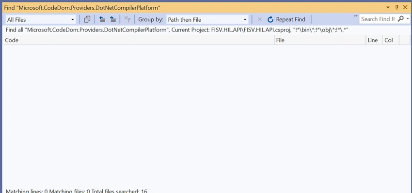 Could not find a part of the path ... bin\roslyn\csc.exe