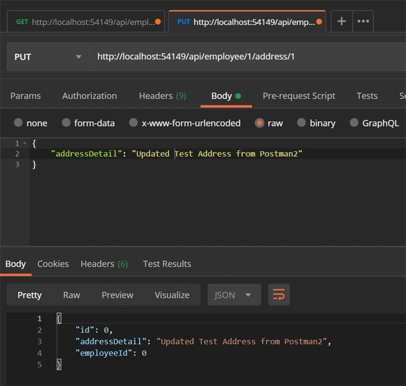 Create, Edit And Delete API Using Entity Framework Core