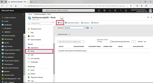 Create A Batch And Run Your First Batch Job
