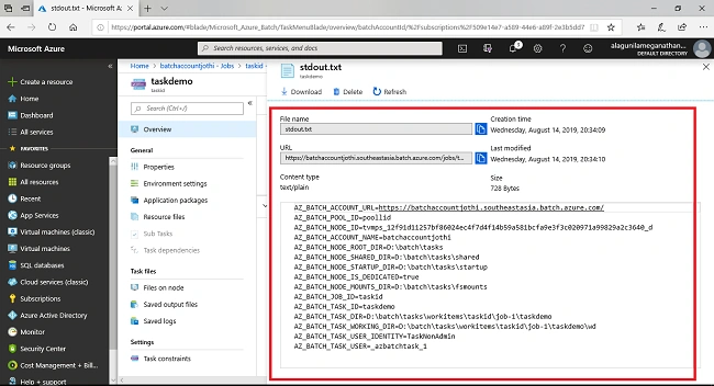 Create A Batch And Run Your First Batch Job