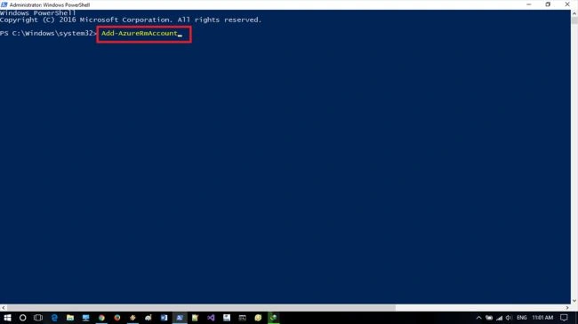 Add-AzureRmAccount