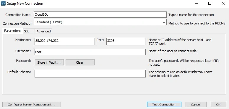 MySQL client