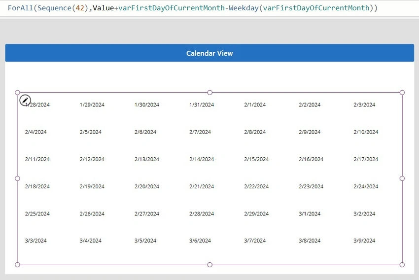  Grid format