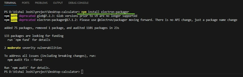 Electron package