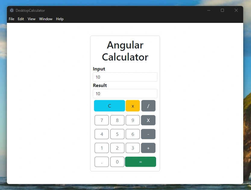 Angular Calculator