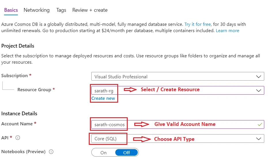 Create A Free Cosmos DB SQL API Account With Multi Write Regions