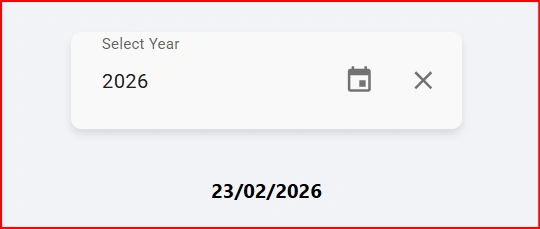 Select year