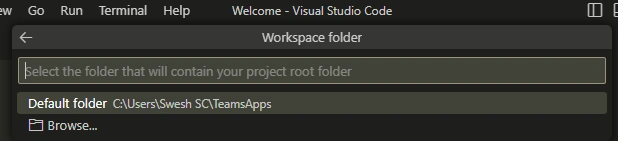 Workshace Folder
