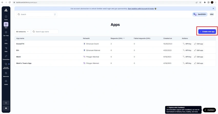 Setup Alchemy API Access