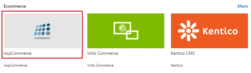 Create A nopCommerce Site In Azure As App Service
