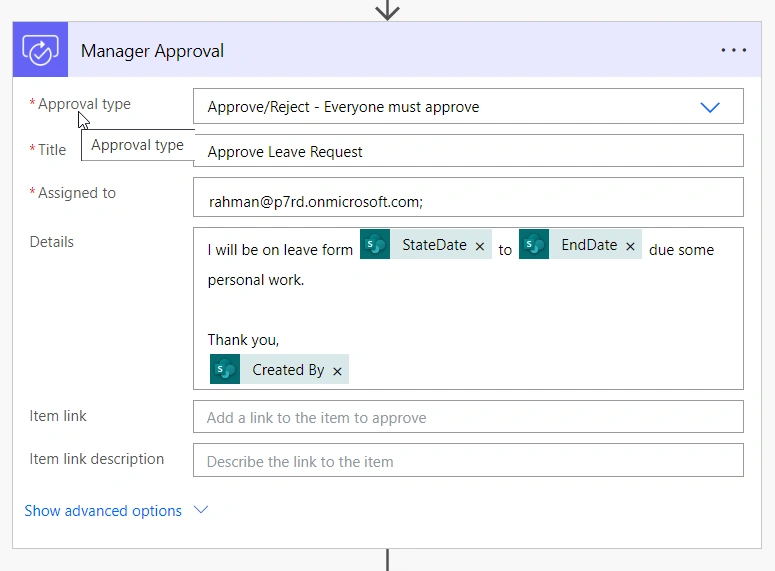 Manage Approval