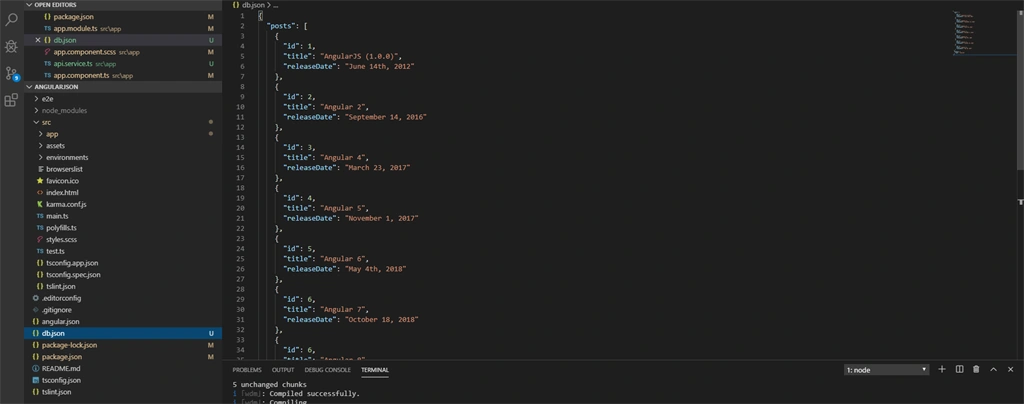 Create A REST API With JSON Server In Angular