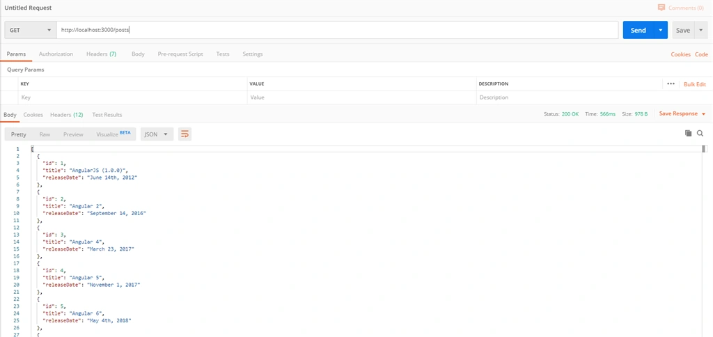Create A REST API With JSON Server In Angular
