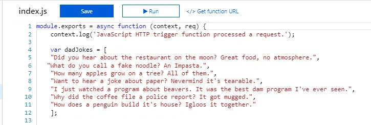 Create A Sever Less App Using Azure Function