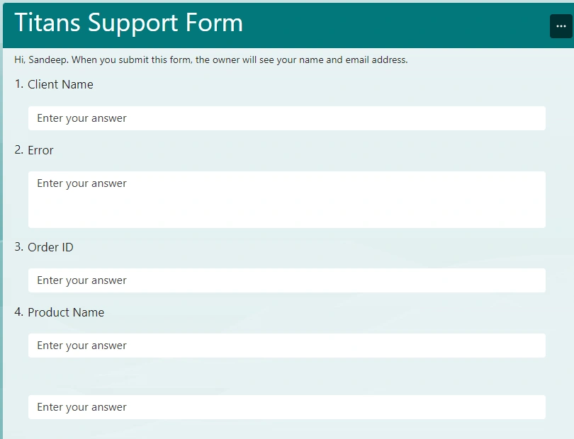 form