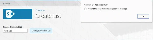Create list