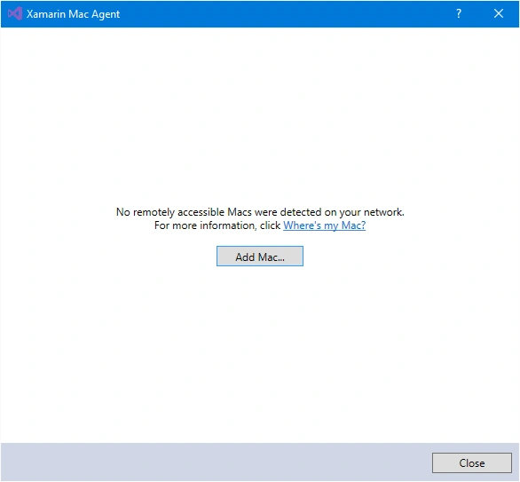 Xamarin Mac Agent