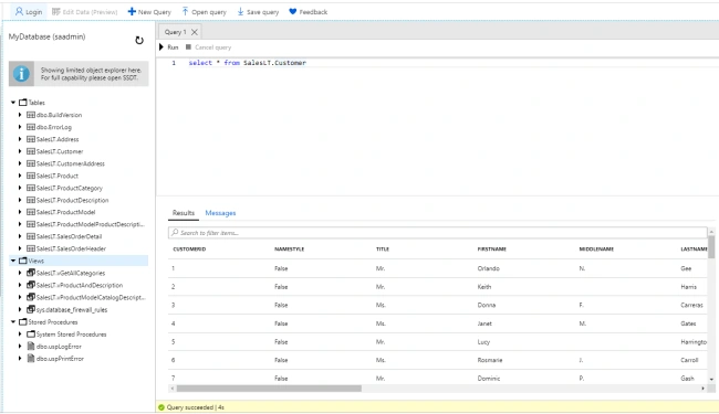 Create a SQL database in the Azure portal