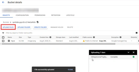 Create A Storage Bucket In Google Cloud Platform