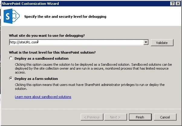 Solution exlporer
