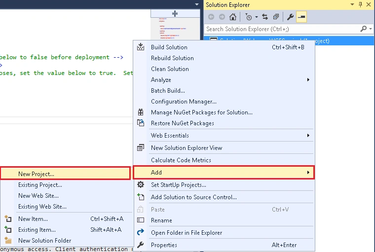 Create A WCF Service Client In Visual Studio