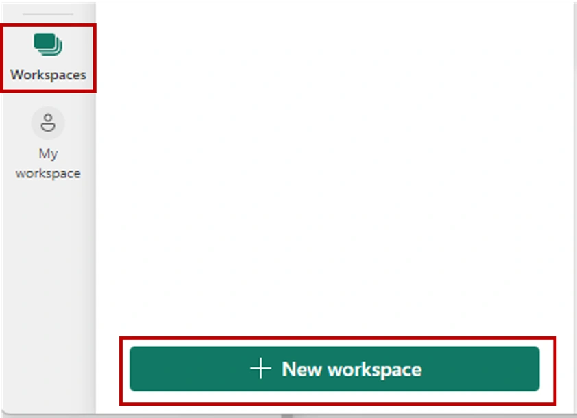 Create a workspace option
